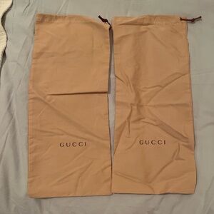 Authentic Gucci dust bags